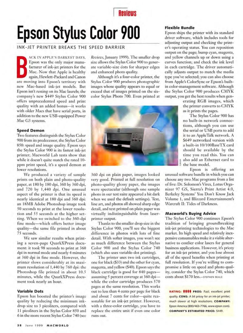 MacWorld9906June1999 — page 40