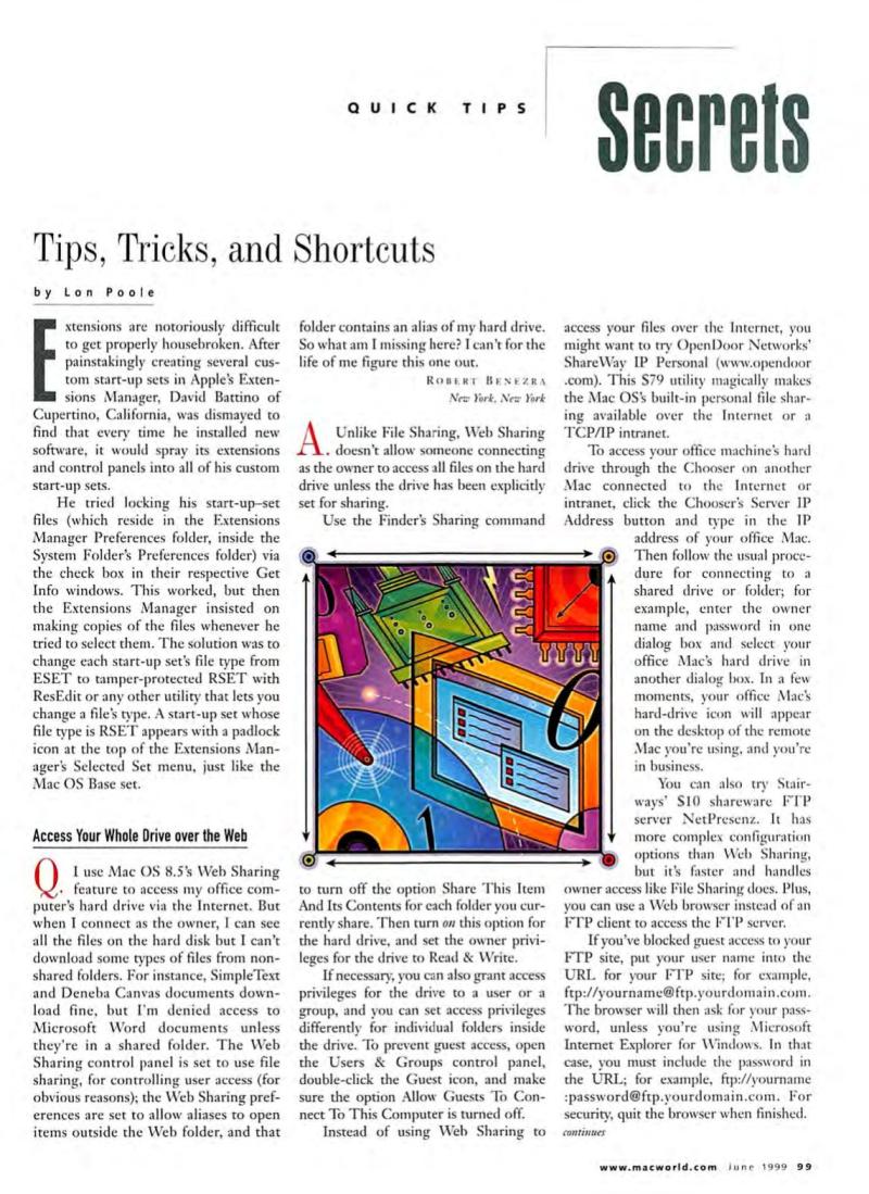 MacWorld9906June1999 — page 105