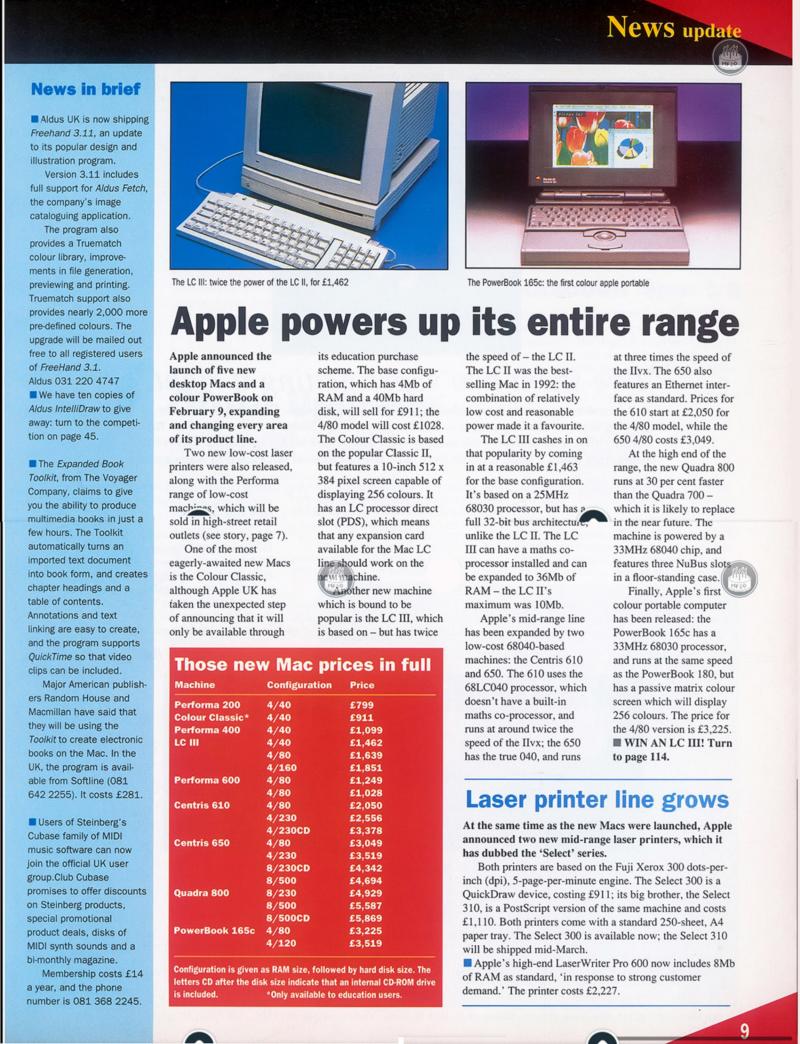 MacFormat 01 Apr. 93 1614x1200 Screengrab Patchwork — page 9