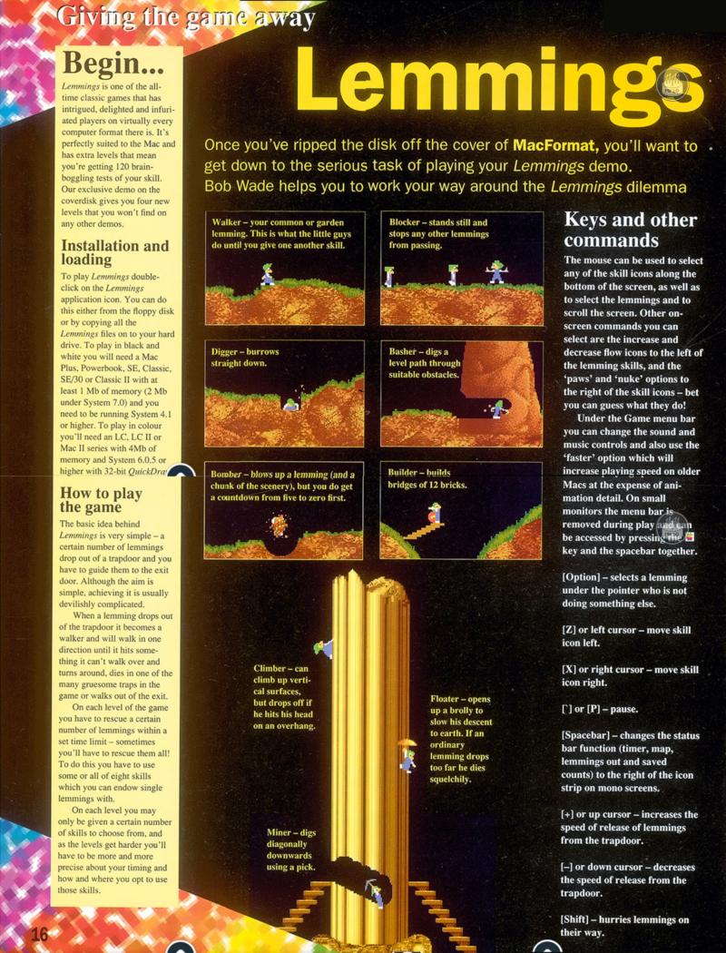 MacFormat 01 Apr. 93 1614x1200 Screengrab Patchwork — page 16