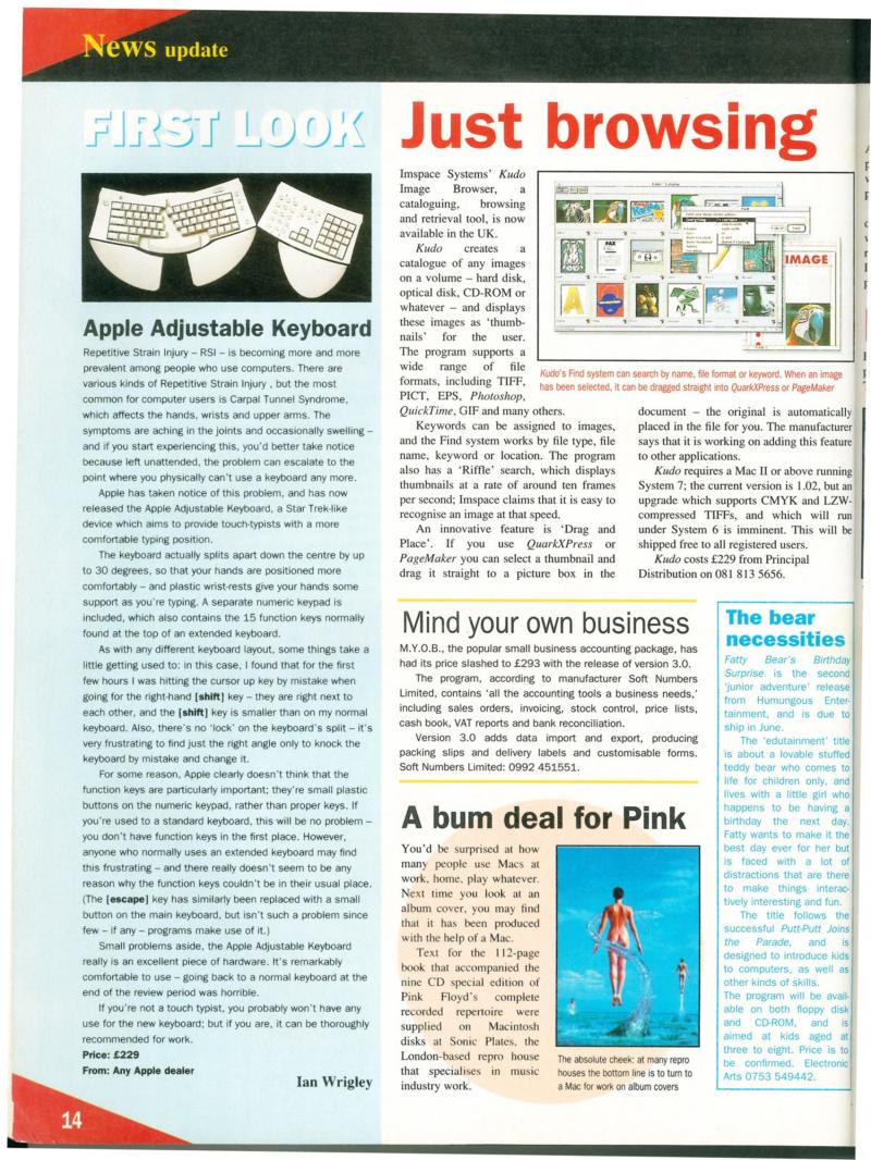 MacFormat 02 May 93 v2 — page 14