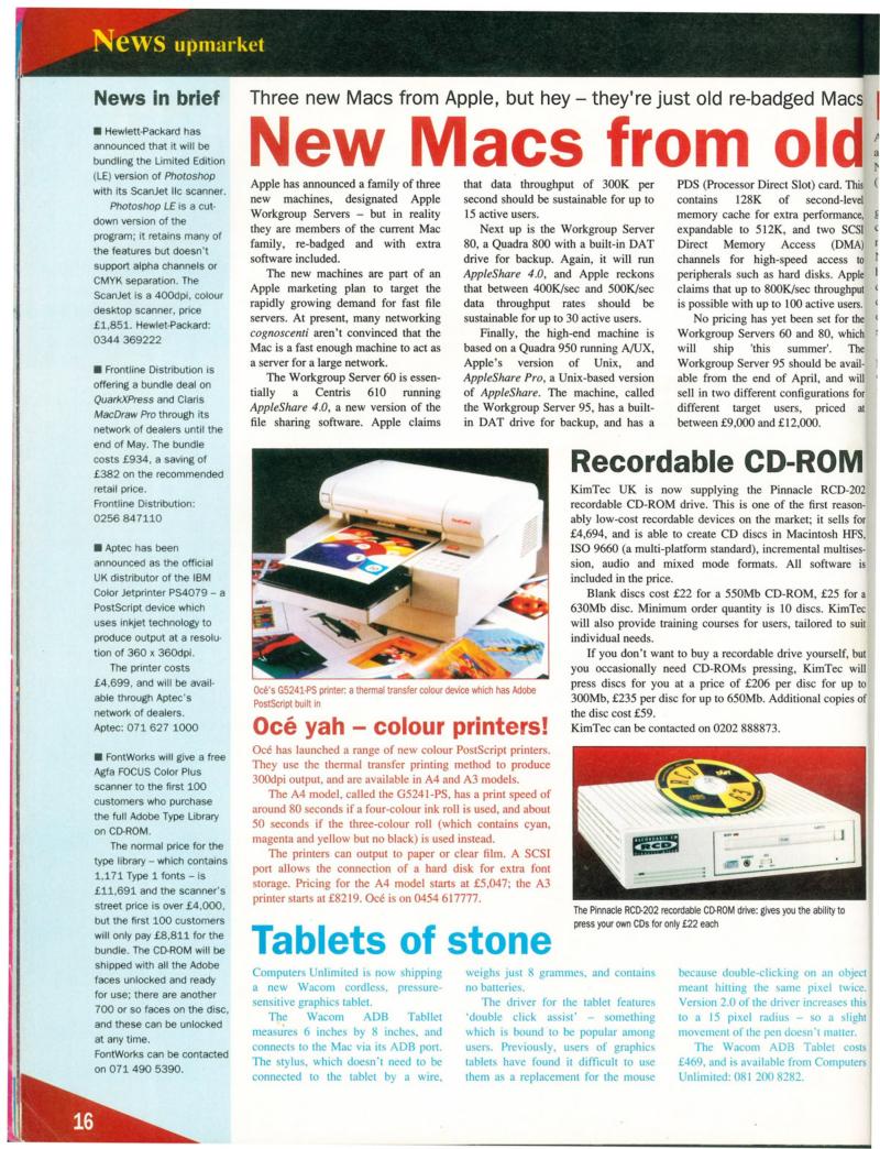 MacFormat 02 May 93 v2 — page 16