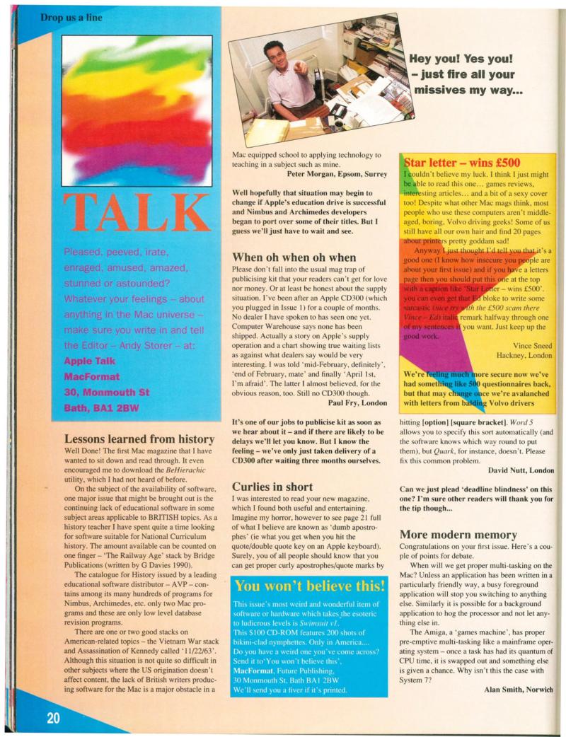 MacFormat 02 May 93 v2 — page 20