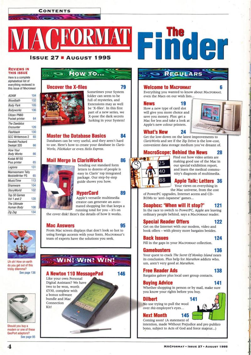 MacFormat 027 Aug. 95 — page 4