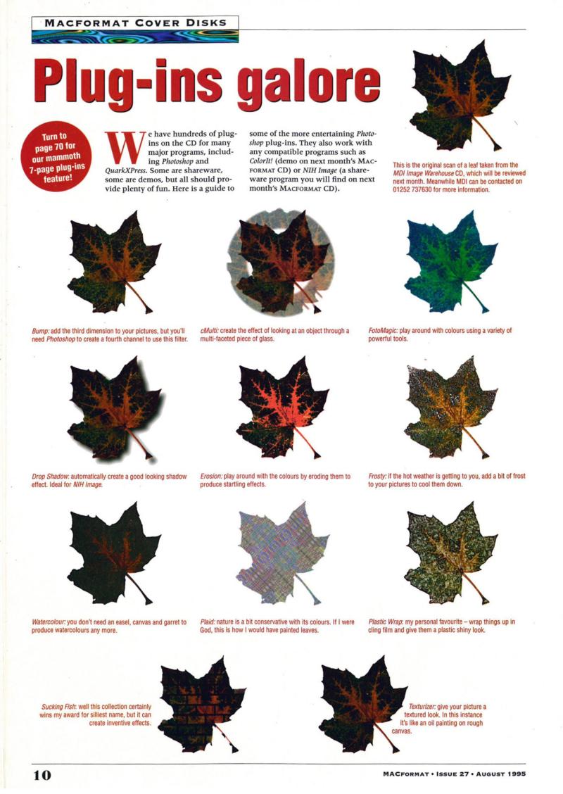 MacFormat 027 Aug. 95 — page 10
