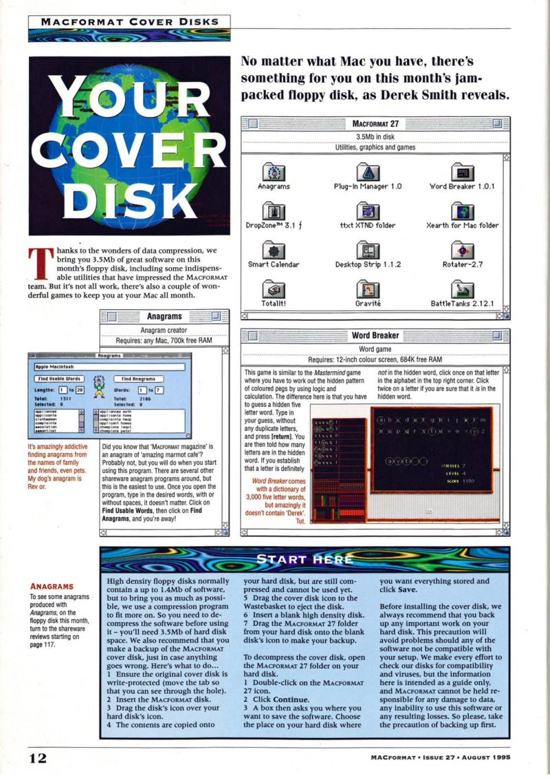 MacFormat 027 Aug. 95 — page 12