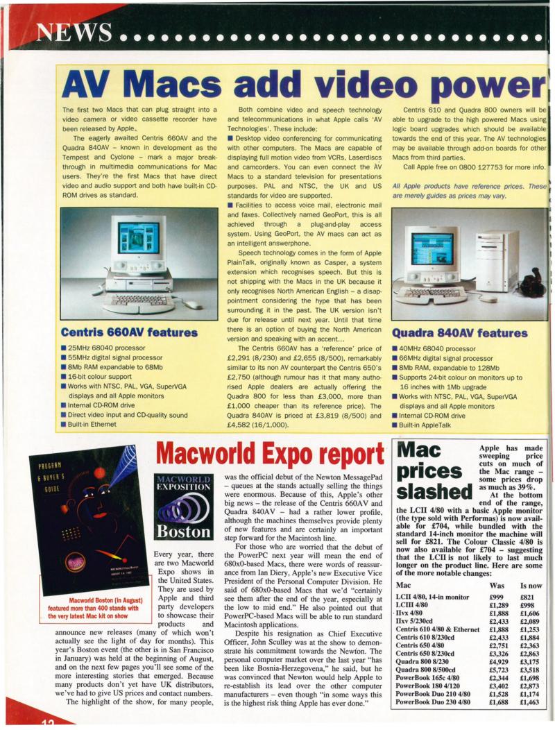 MacFormat 05 Oct. 1993 1600x1200 72dpi — page 12