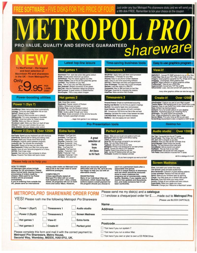 MacFormat 05 Oct. 1993 1600x1200 72dpi — page 74