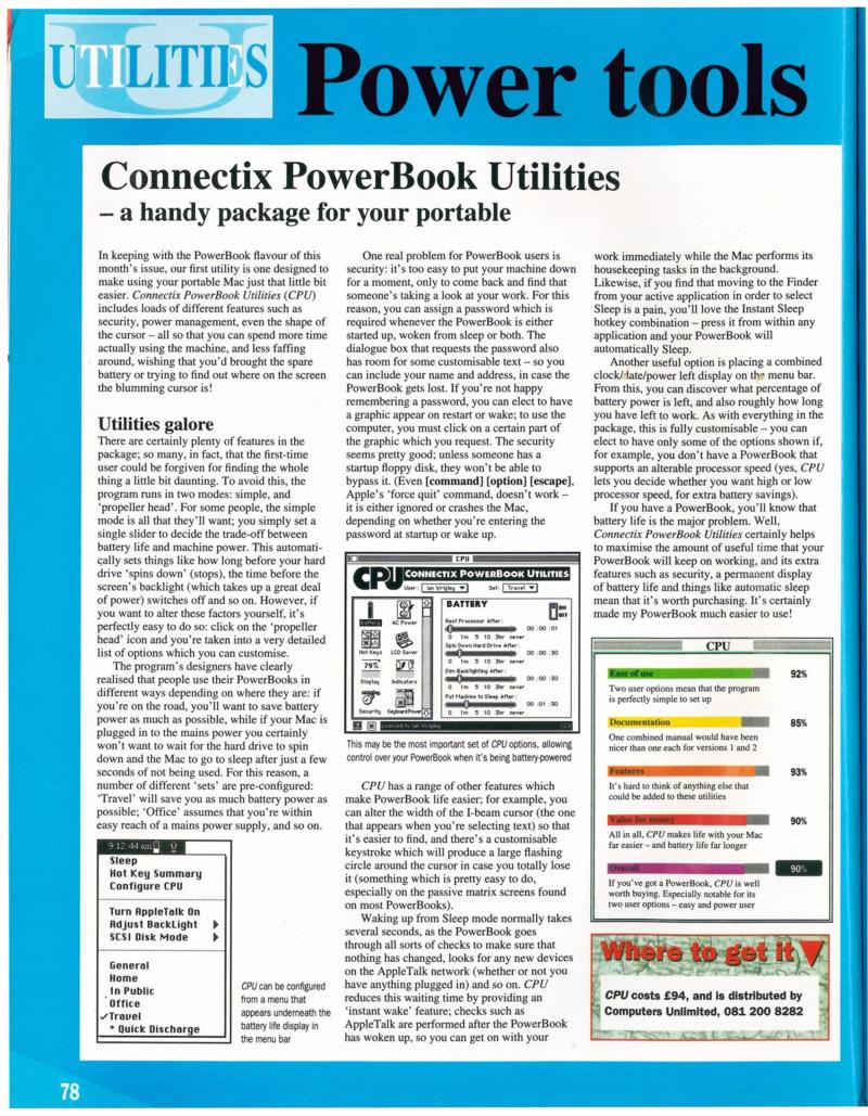 MacFormat 05 Oct. 1993 1600x1200 72dpi — page 78