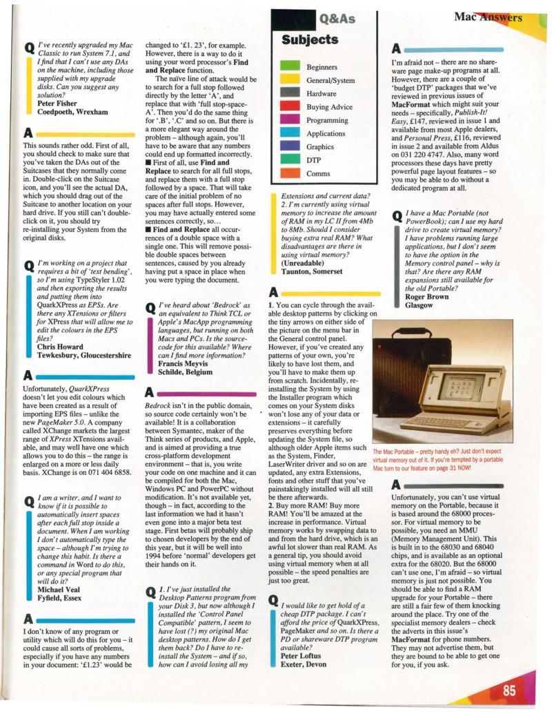 MacFormat 05 Oct. 1993 1600x1200 72dpi — page 85
