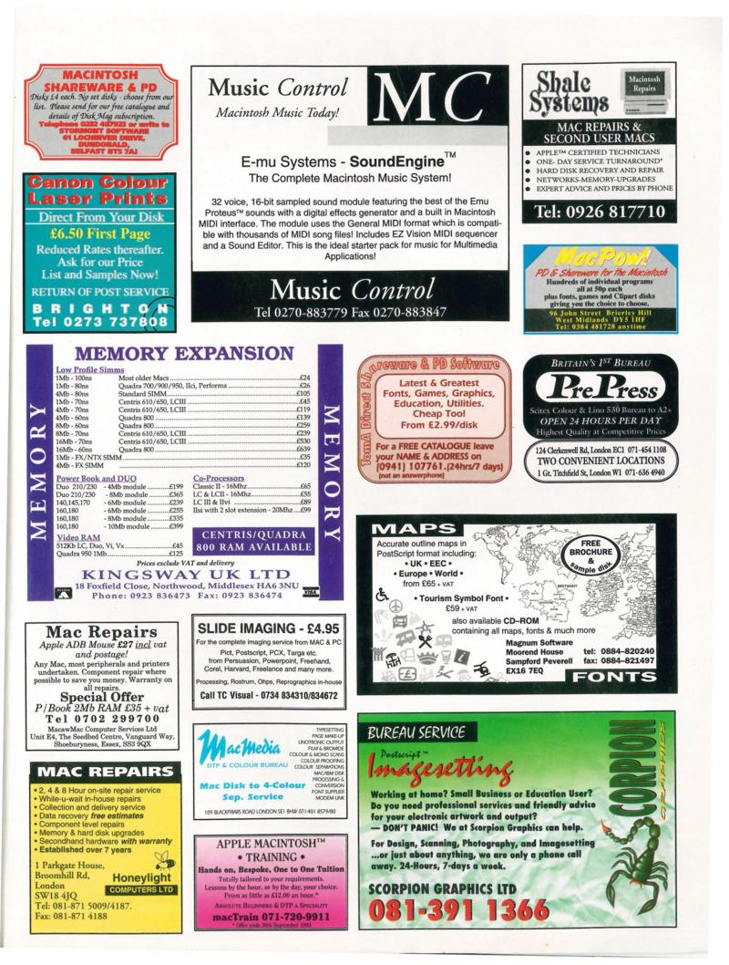 MacFormat 05 Oct. 1993 1600x1200 72dpi — page 101