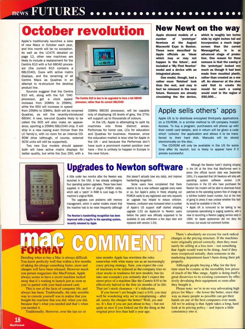 MacFormat 06 Nov. 93 1600x1200 72dpi — page 18
