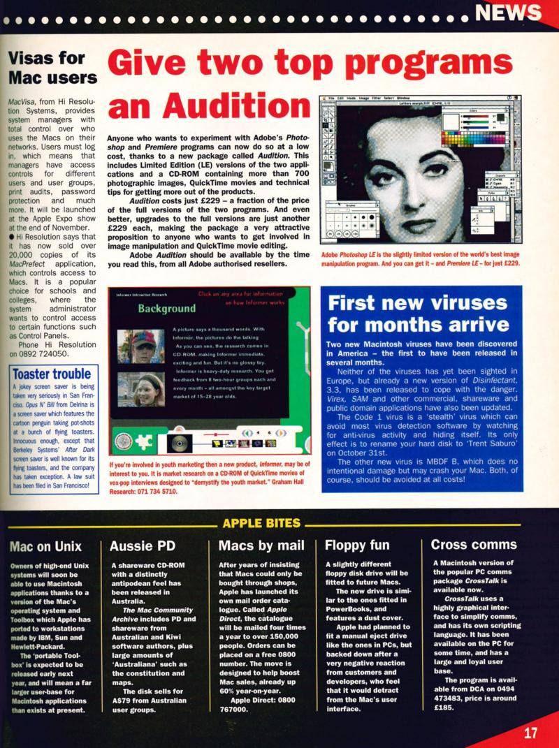 MacFormat 08 Jan. 1994 1600x1200 72dpi — page 17