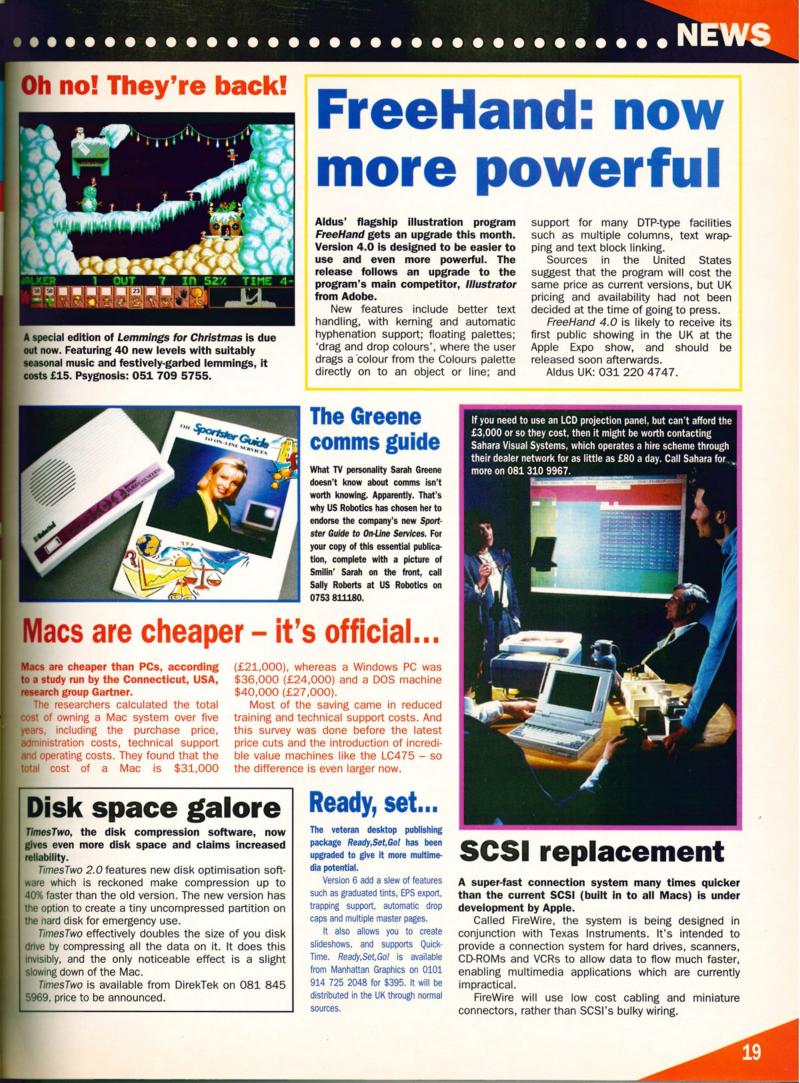MacFormat 08 Jan. 1994 1600x1200 72dpi — page 19