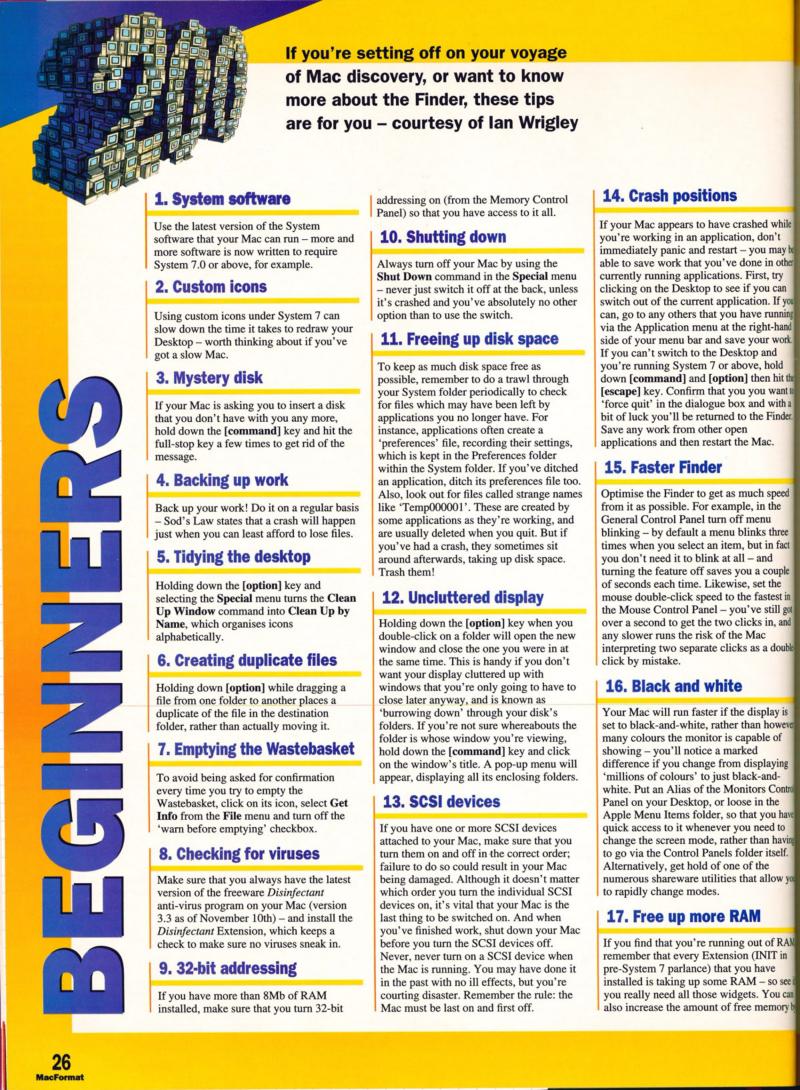 MacFormat 08 Jan. 1994 1600x1200 72dpi — page 26