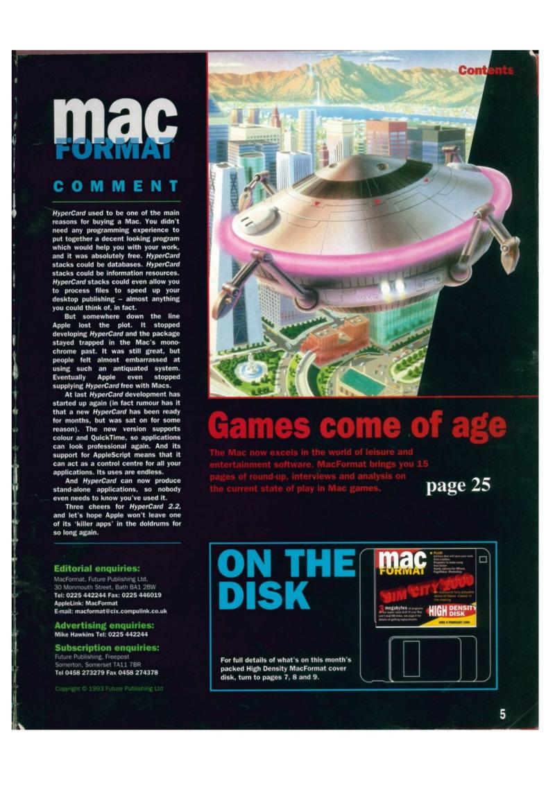 MacFormat 09 Feb94 — page 5