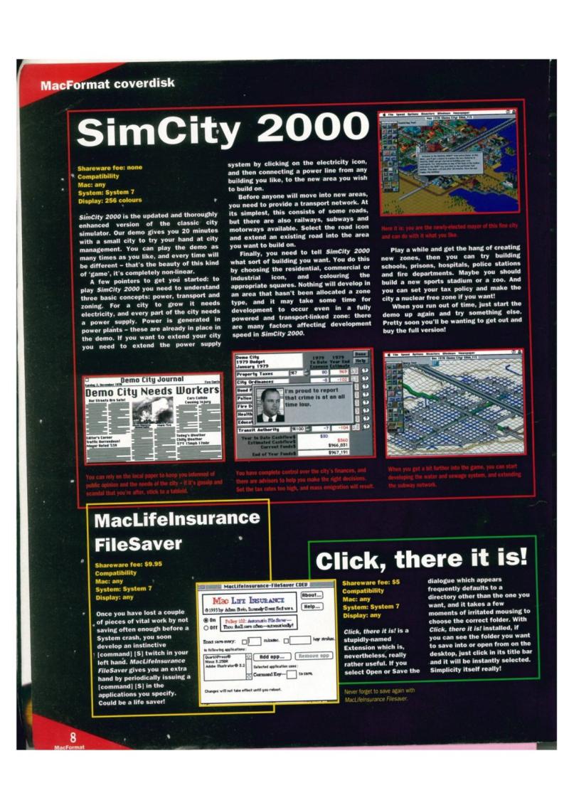 MacFormat 09 Feb94 — page 8