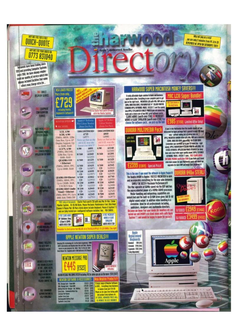 MacFormat 09 Feb94 — page 16