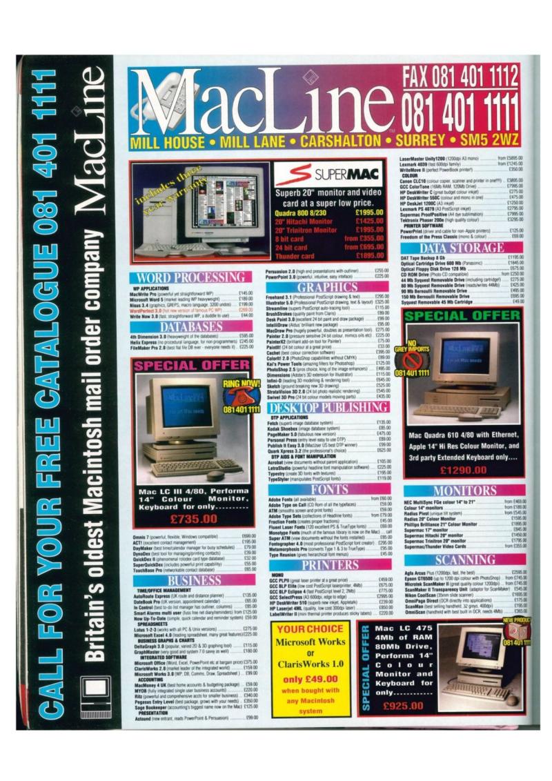 MacFormat 09 Feb94 — page 22