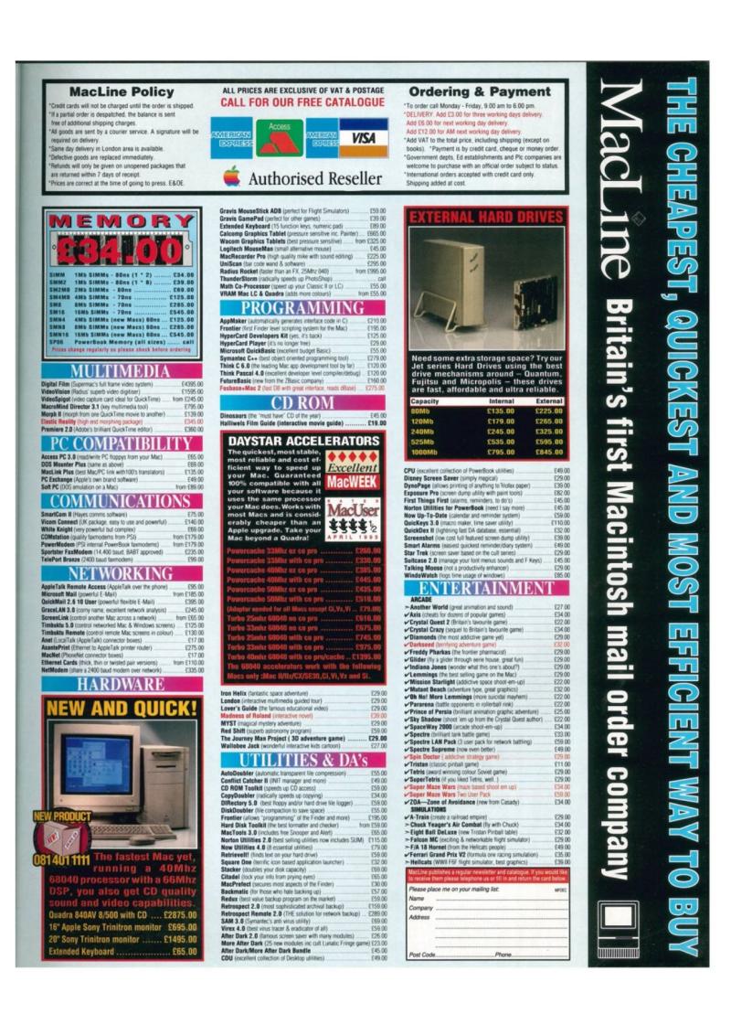 MacFormat 09 Feb94 — page 23