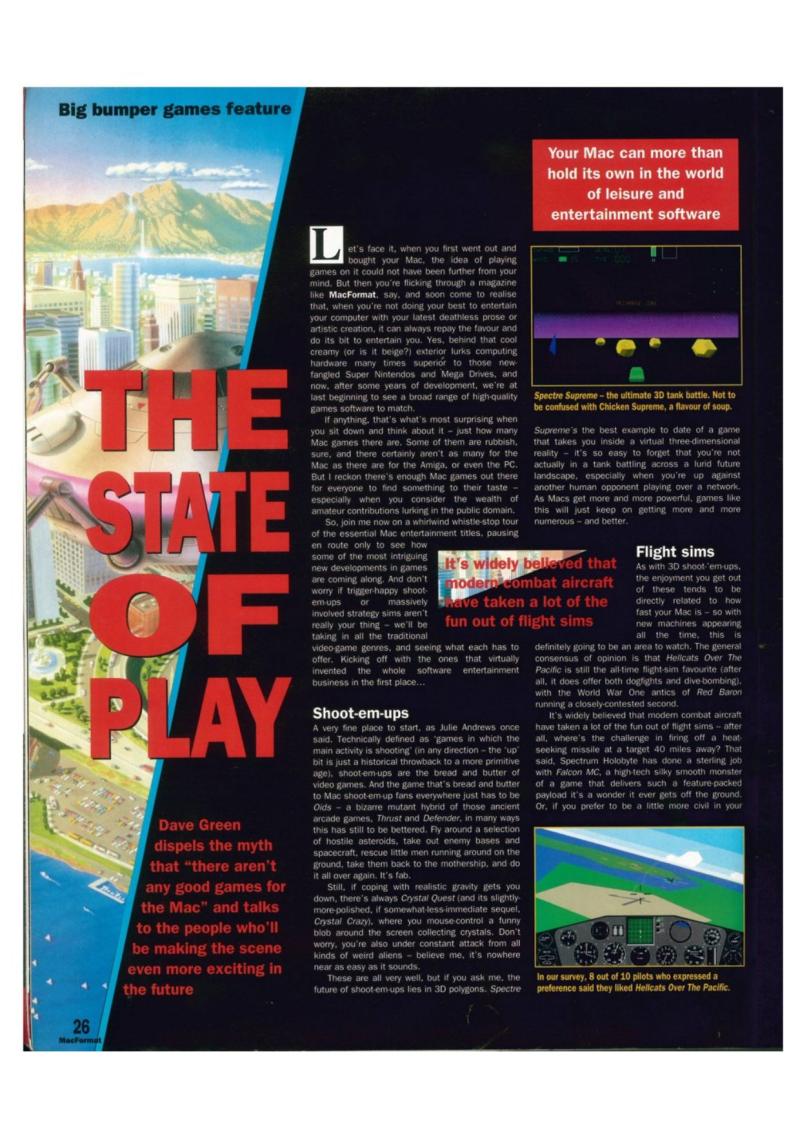 MacFormat 09 Feb94 — page 26