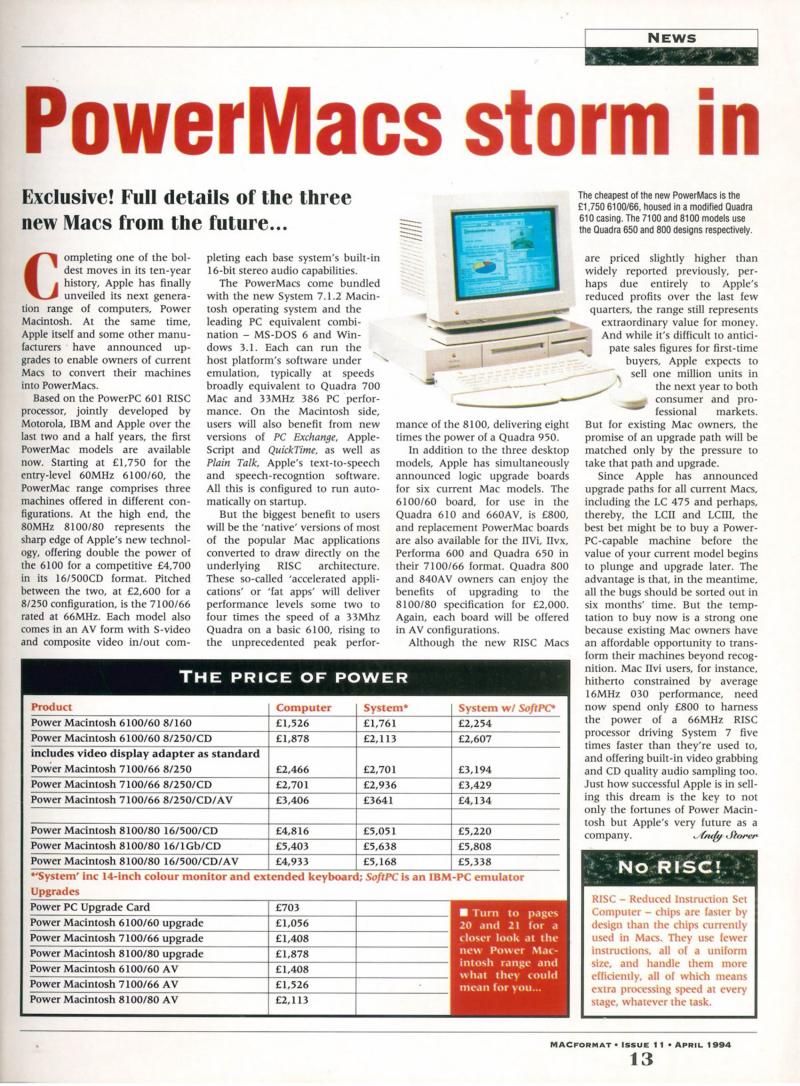 MacFormat 11 Apr. 94 1600x1200 72 dpi — page 13