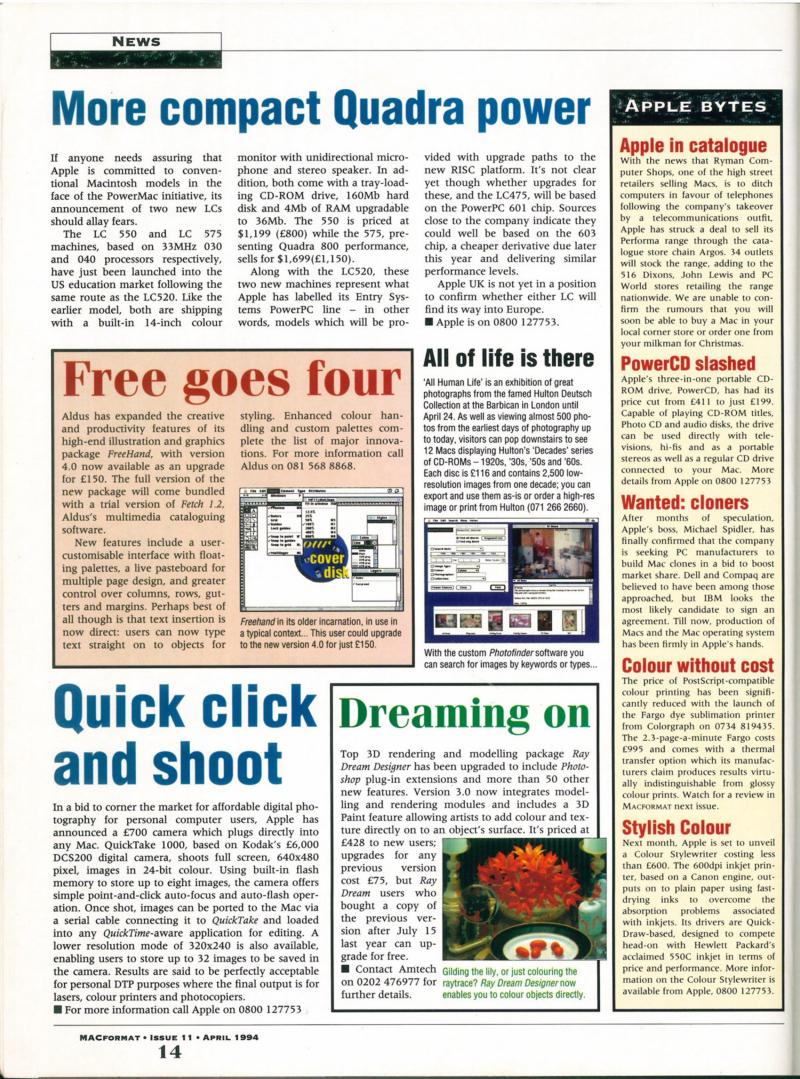 MacFormat 11 Apr. 94 1600x1200 72 dpi — page 14