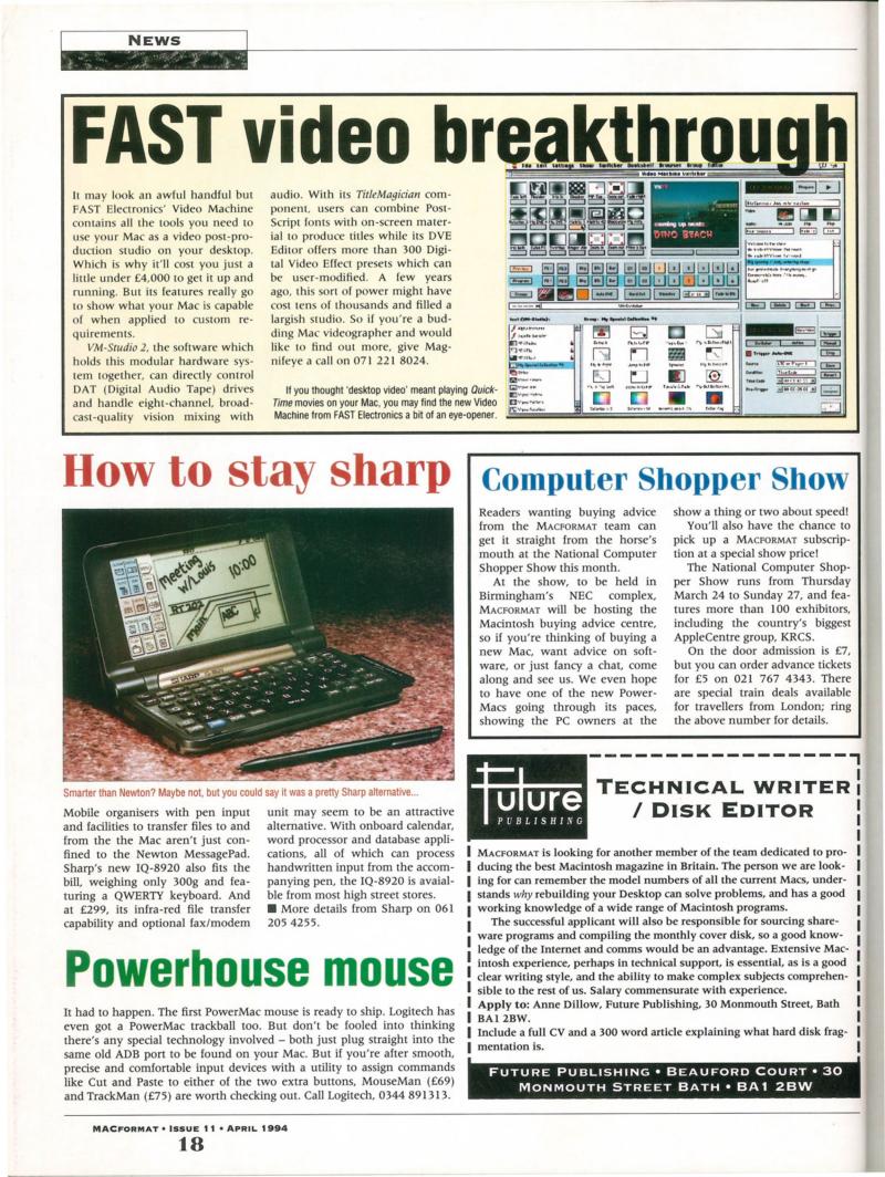 MacFormat 11 Apr. 94 1600x1200 72 dpi — page 18