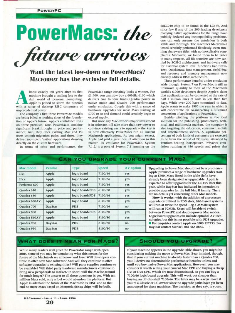 MacFormat 11 Apr. 94 1600x1200 72 dpi — page 20