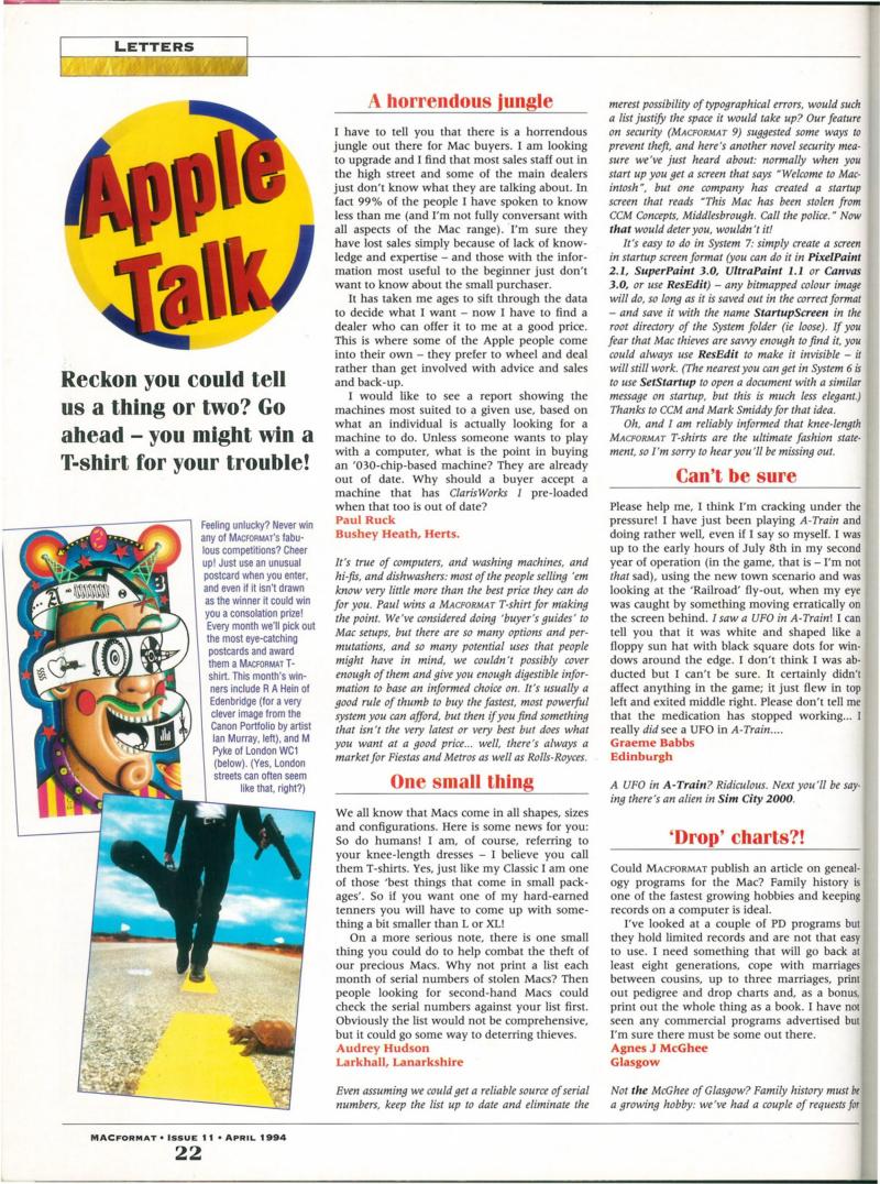 MacFormat 11 Apr. 94 1600x1200 72 dpi — page 22