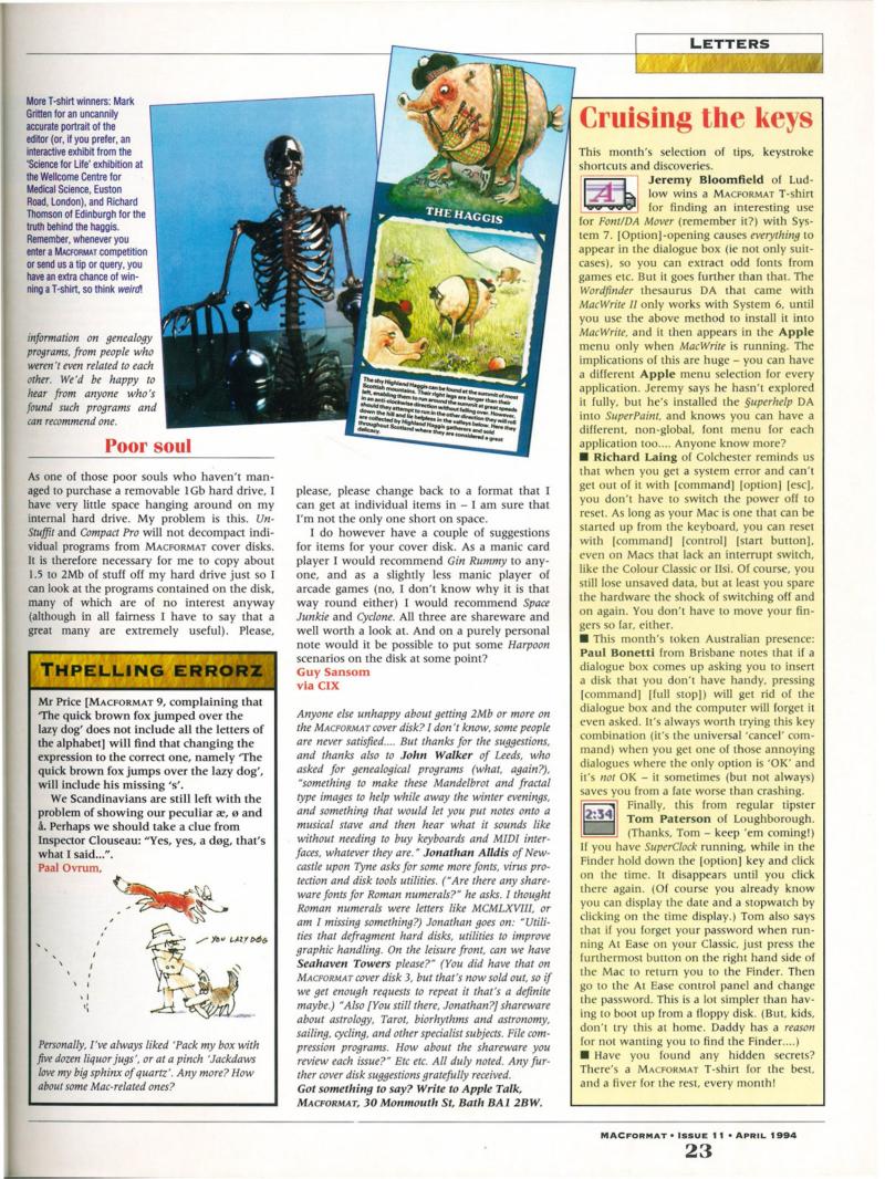 MacFormat 11 Apr. 94 1600x1200 72 dpi — page 23