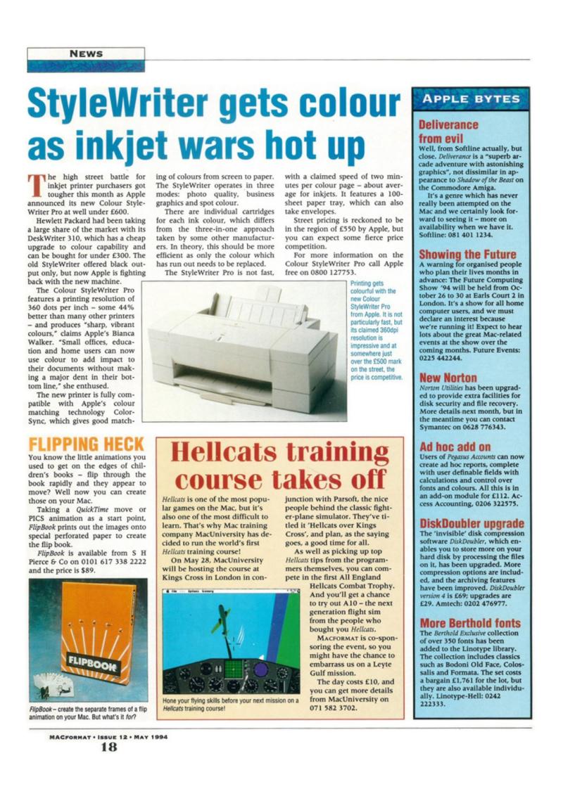 MacFormat 12 May94 — page 18
