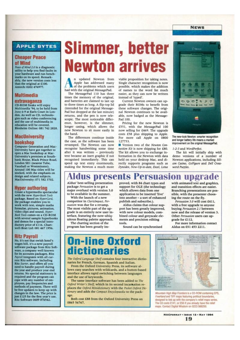 MacFormat 12 May94 — page 19
