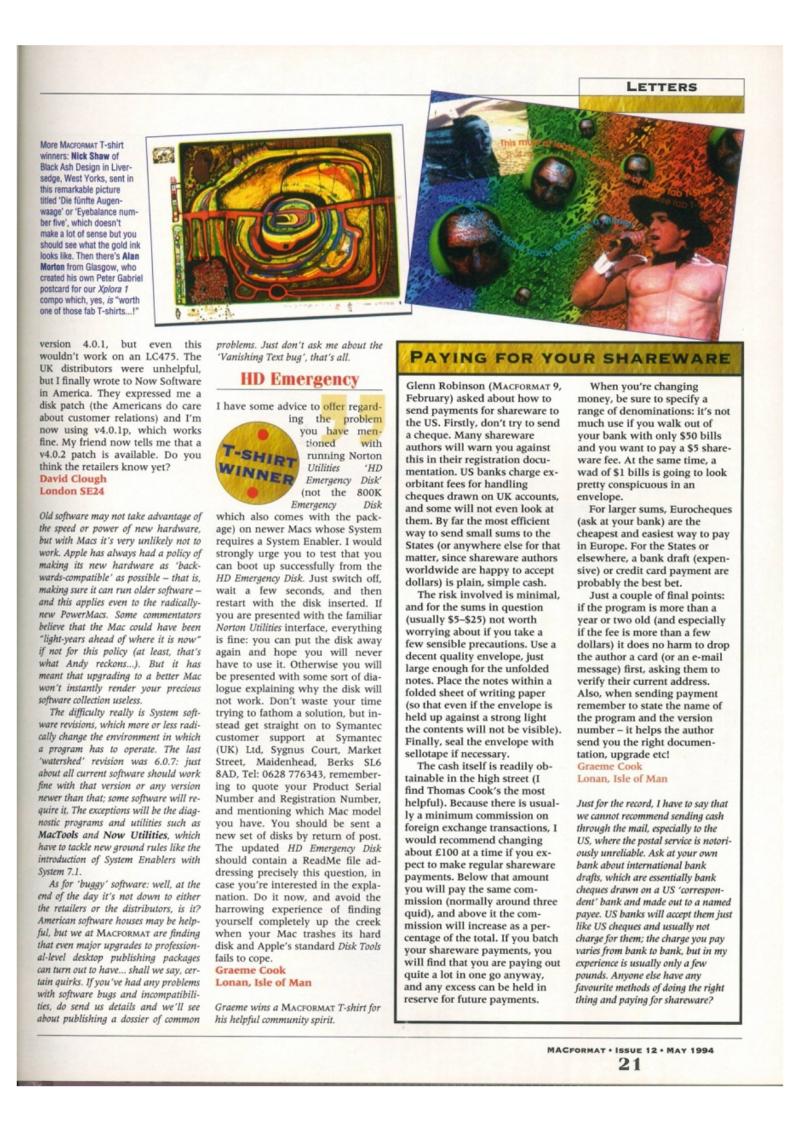 MacFormat 12 May94 — page 21