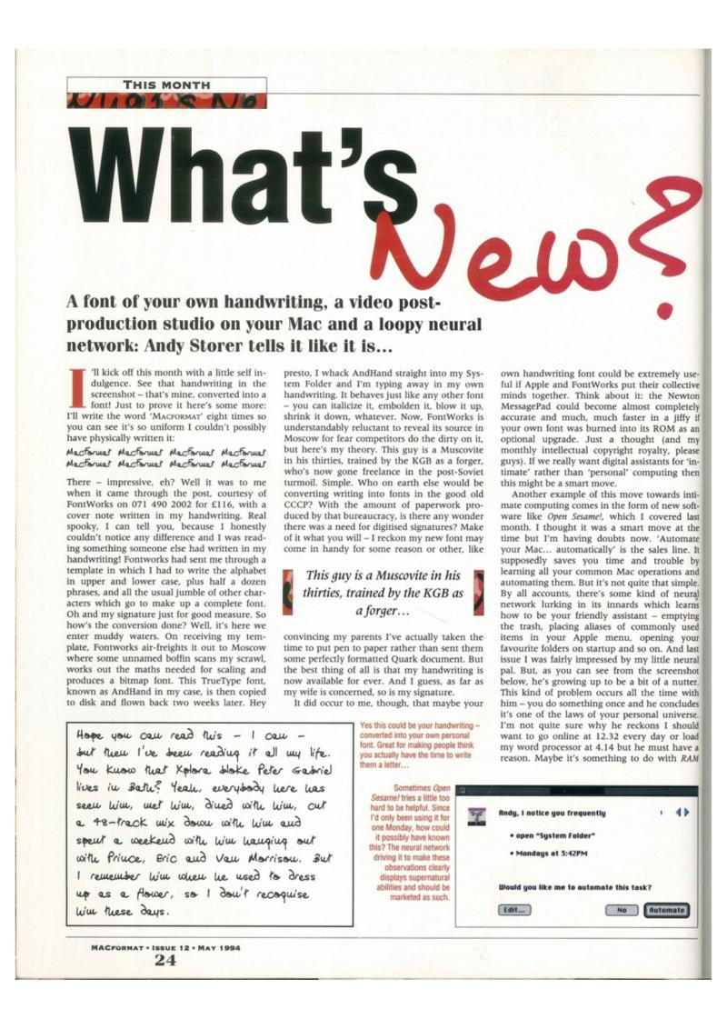 MacFormat 12 May94 — page 24