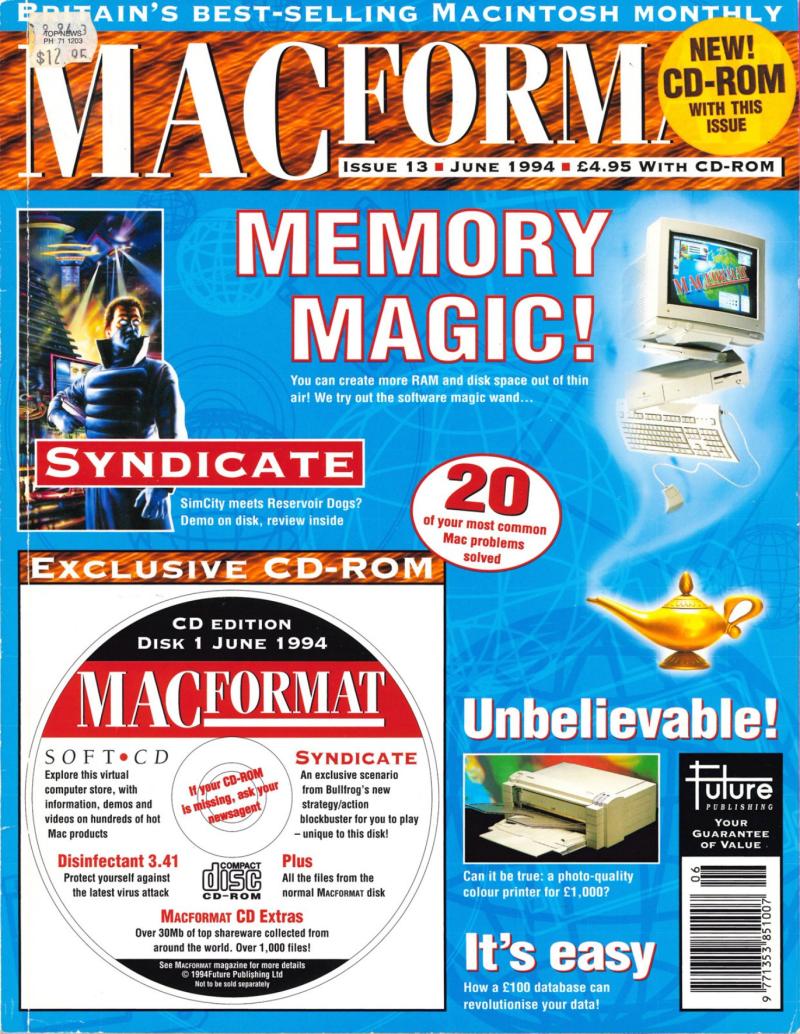 MacFormat 13 Jun. 1994 1606x1188 72dpi v2 — page 1