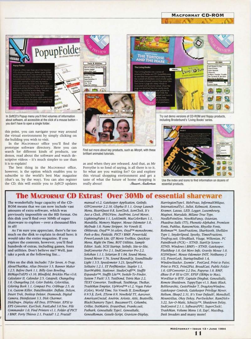 MacFormat 13 Jun. 1994 1606x1188 72dpi v2 — page 11