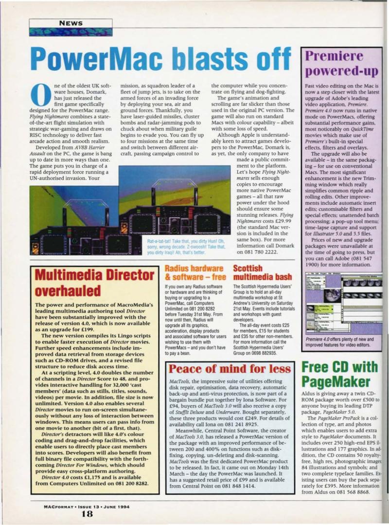 MacFormat 13 Jun. 1994 1606x1188 72dpi v2 — page 18