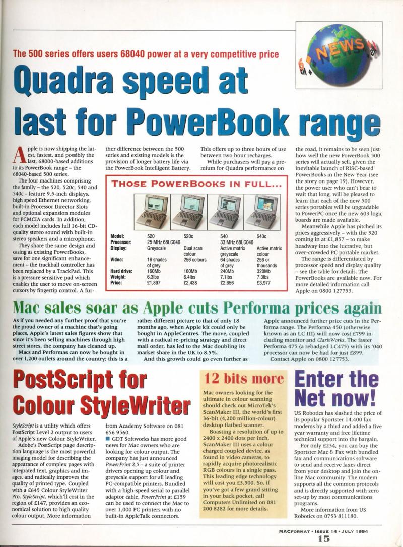 MacFormat 14 Jul. 94 1600x1200 72dpi — page 15