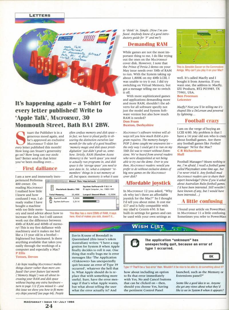 MacFormat 14 Jul. 94 1600x1200 72dpi — page 24