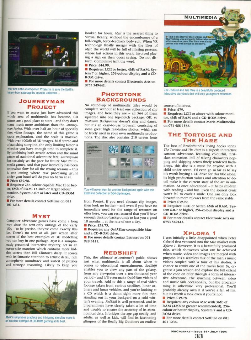 MacFormat 14 Jul. 94 1600x1200 72dpi — page 33