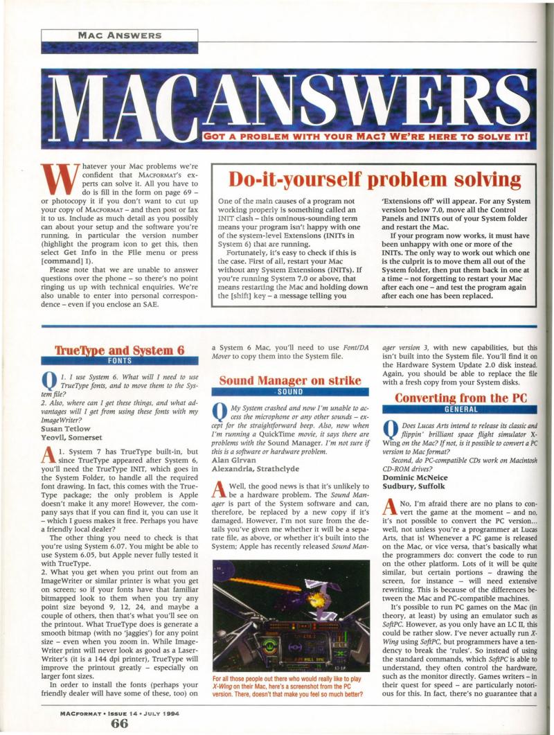 MacFormat 14 Jul. 94 1600x1200 72dpi — page 66