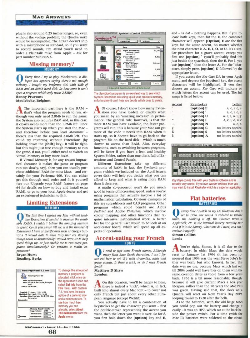 MacFormat 14 Jul. 94 1600x1200 72dpi — page 68