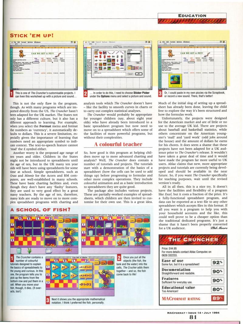 MacFormat 14 Jul. 94 1600x1200 72dpi — page 81