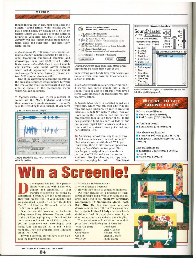MacFormat 14 Jul. 94 1600x1200 72dpi — page 84