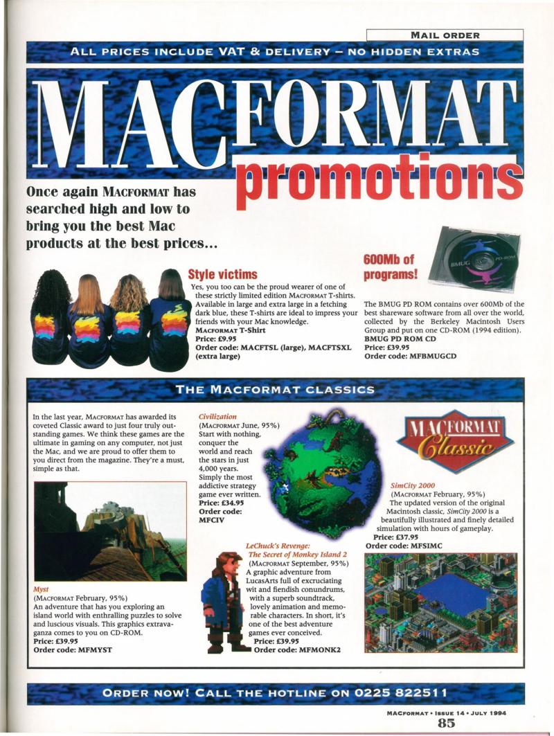 MacFormat 14 Jul. 94 1600x1200 72dpi — page 85
