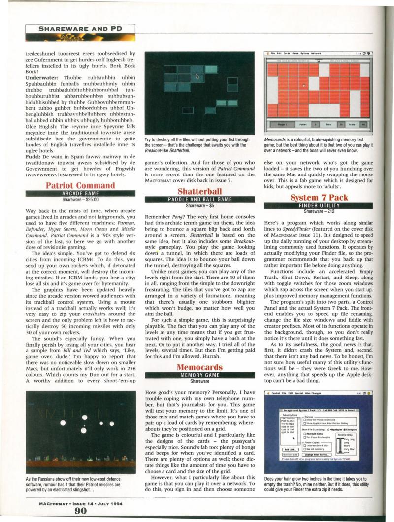 MacFormat 14 Jul. 94 1600x1200 72dpi — page 90