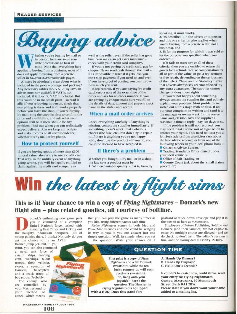 MacFormat 14 Jul. 94 1600x1200 72dpi — page 108