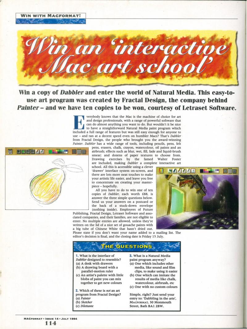 MacFormat 14 Jul. 94 1600x1200 72dpi — page 114