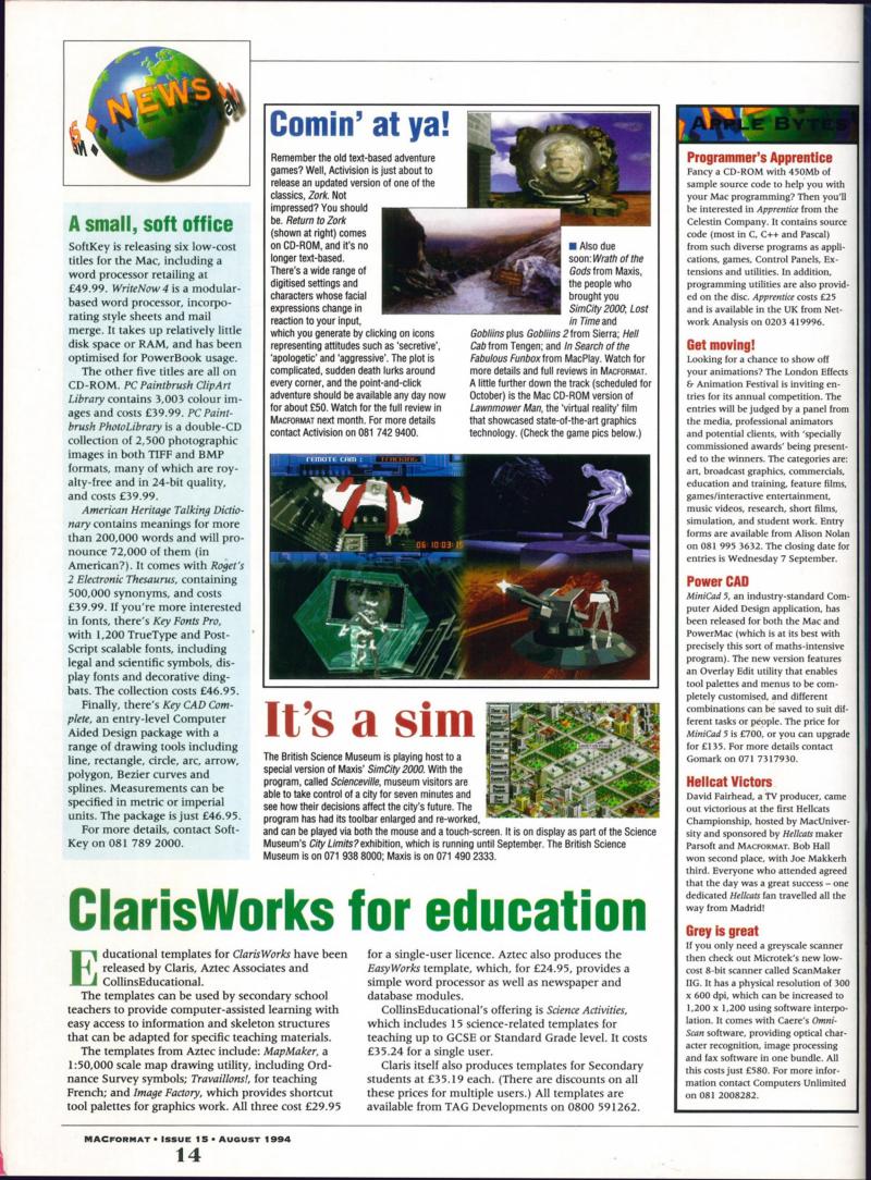 MacFormat 15 Aug. 94 1600x1200 72dpi — page 14